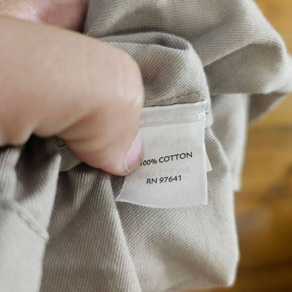 J Jill Trench Coat Lightweight Stretch Button Front Large - Picture 6 of 6